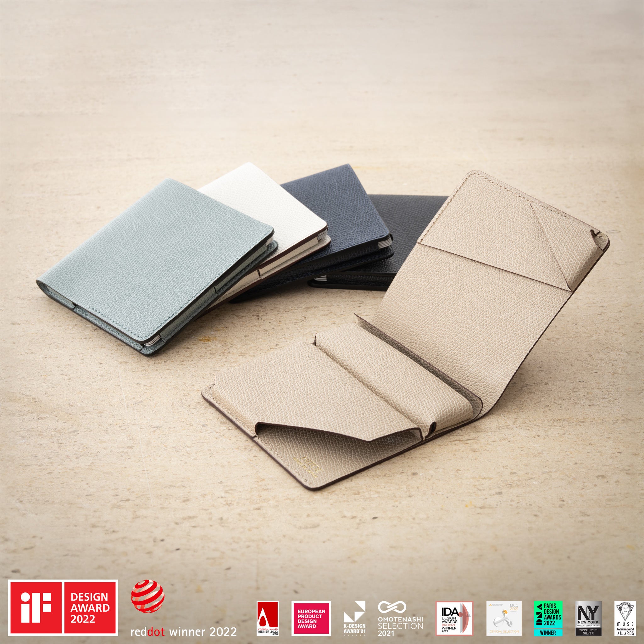 小さな薄い財布 Hitoe® Fold Aria -