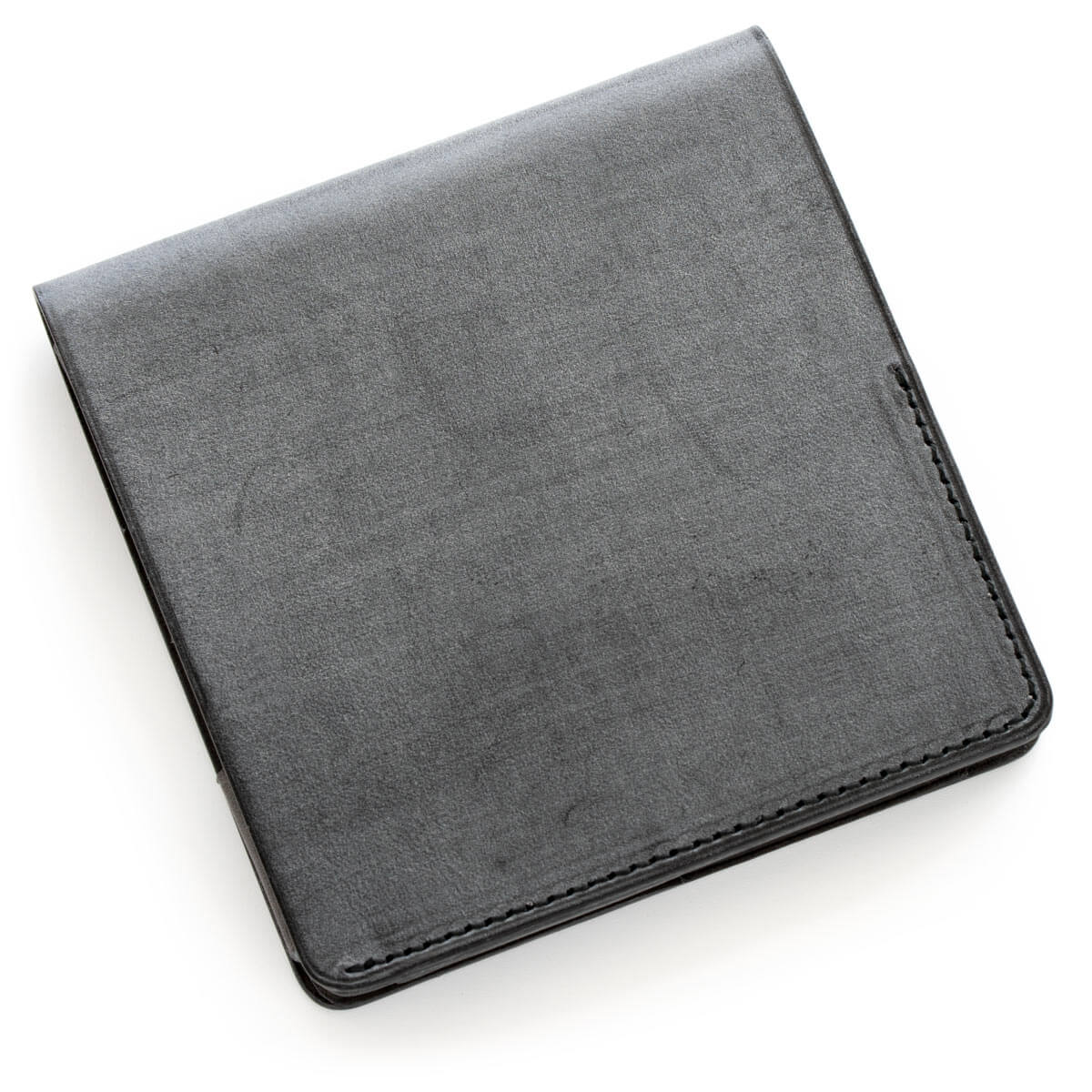 【小さな薄い財布】Hitoe® Fold Aria - Foschia - Black-左利き